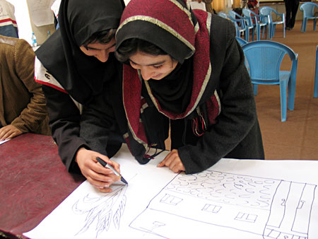 Afghan Red Crescent Volunteers held in Herat