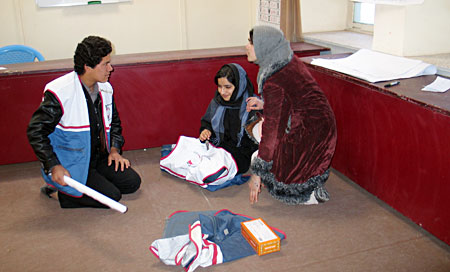 VIPP being used to facilitate a planning workshop of Afghan Red Crescent Volunteers held in Herat, Western Afghanistan