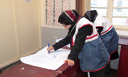 VIPP being used to facilitate a planning workshop of Afghan Red Crescent Volunteers held in Herat, Western Afghanistan