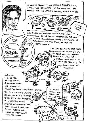 HIV and AIDS comic book